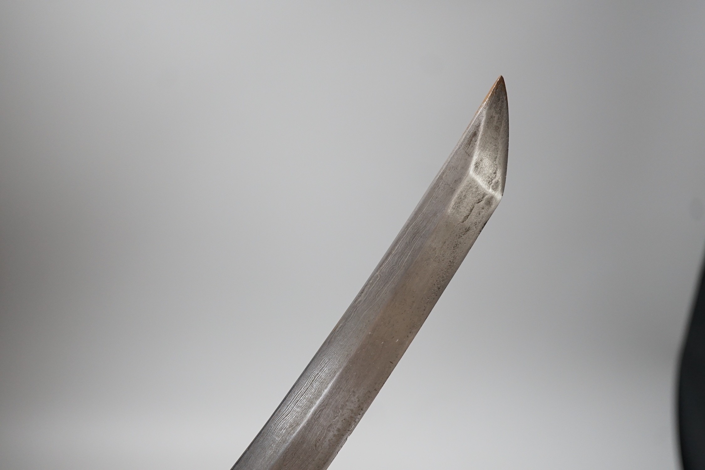 A Chinese duan dao, 56cm total length including saya